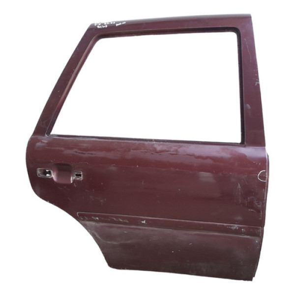 Porta Traseira Direita Volkswagen Gol Parati G2 G3 96/05 Traseira Direito Vermelho