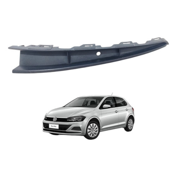 Moldura Inferior Direita Para-choque Polo Virtus 2018 A 2021