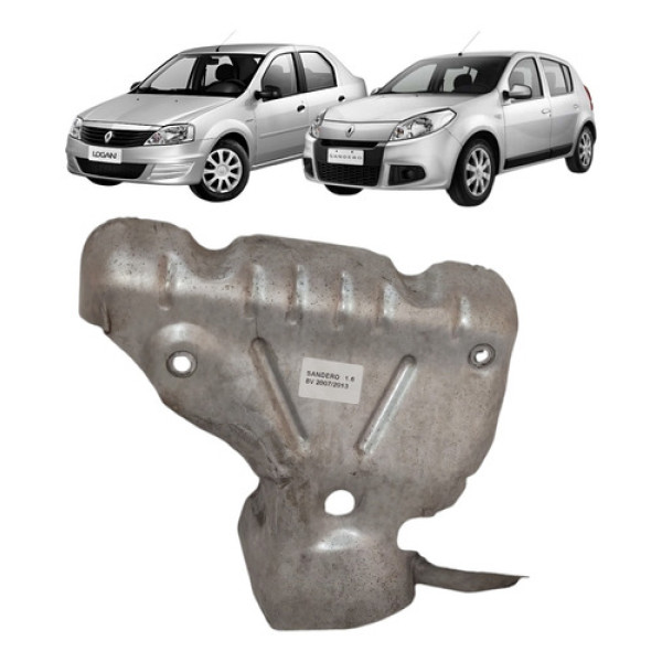 Defletor Coletor Escape Logan Sandero 2007 A 13 8200667880