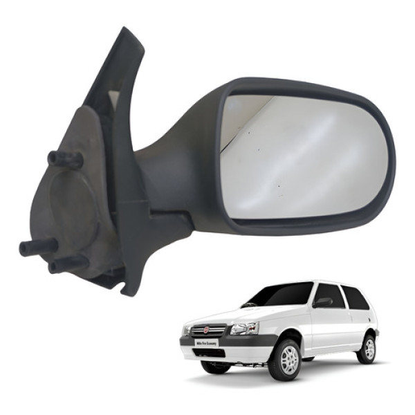 Retrovisor Uno 2p Direito S/regulagem 2004 2005 2006 A 2011