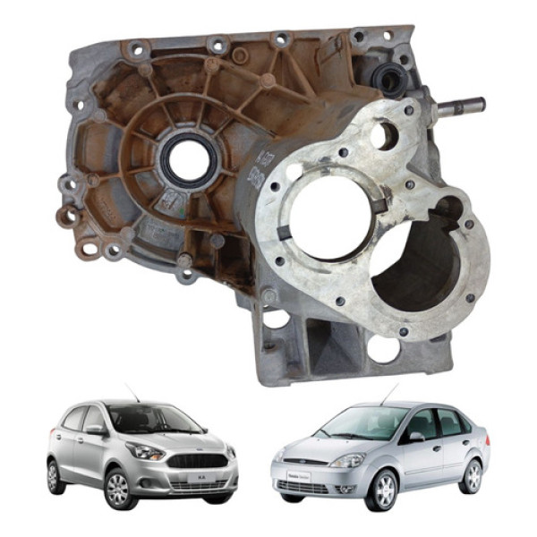 Carcaça Intermediária Câmbio Ford Ka Fiesta Cod 1s6r7f097da