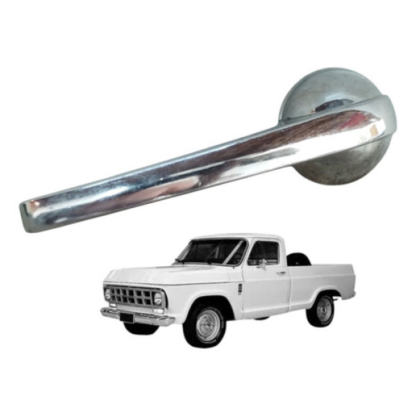 Maçaneta Interna Veraneio C10 1960 A 1970 Cromada Dianteira/traseira