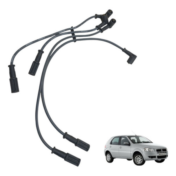 Jogo Cabo Vela Palio Siena Strada 1.4 2009 2010 2011 2012  Preto Cinza