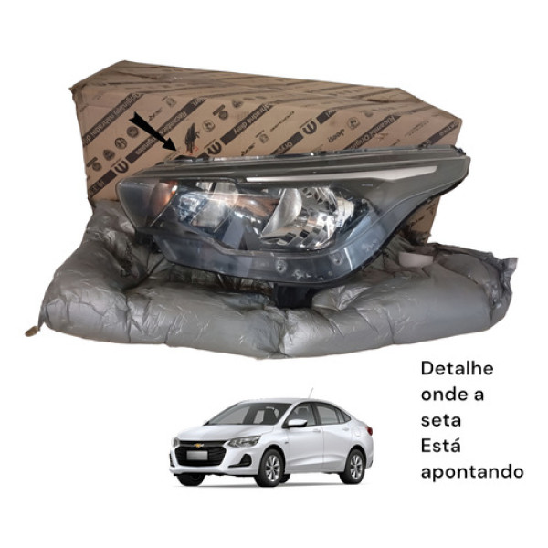 Farol Onix Plus 2020 2021 2022 2023 2024 2025 Original Esquerdo/motorista