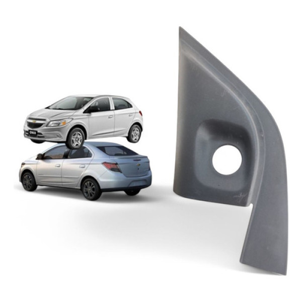 Moldura Interna Retrovisor Onix Prisma  2013 A 2019 52044383 Preto