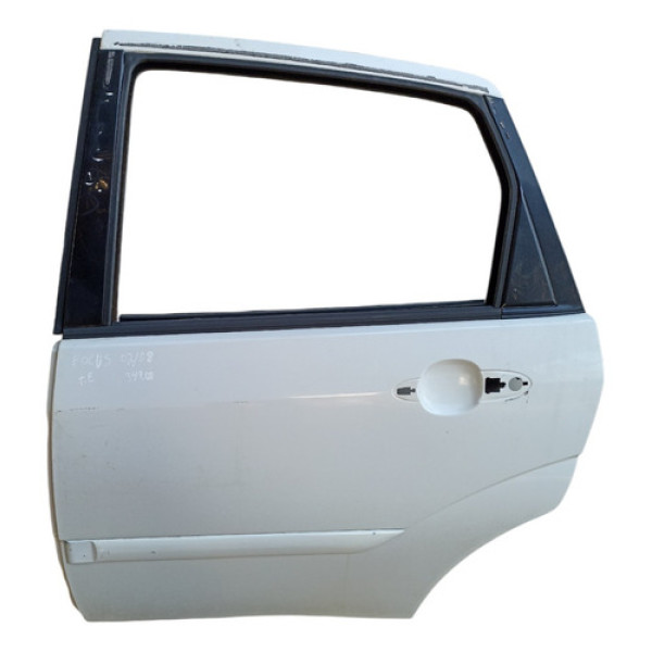 Porta Traseira Esquerda Ford Focus 2002 A 2008 Bom Estado Traseira Esquerda Branco