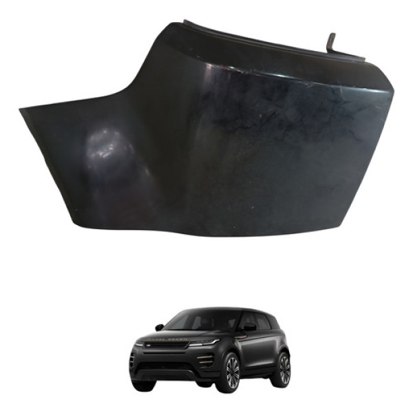 Polaina Parachoque Tra Esquer Ladrover Evoque 12/15 Avarias Preto