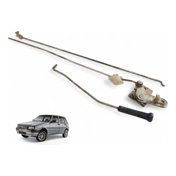 Vareta Fechadura Porta Traseira Dirieta Uno Mille 2004 A 11