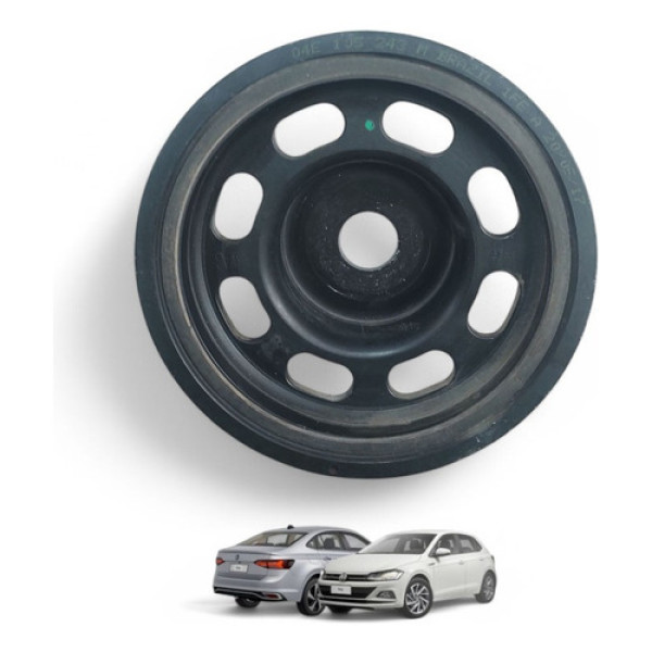 Polia Virabrequim Polo Virtus 1.6 4cc 2017 A 2022 04e105243