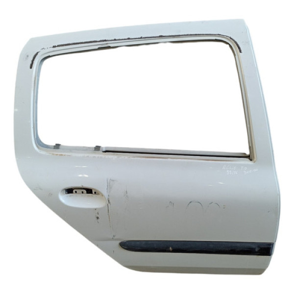 Porta Traseira Direita Renault Clio 1999 A 2016  Branco Direito Traseira