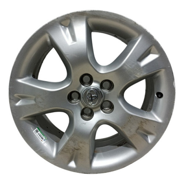 Roda De Liga 16 Corolla 2009 2010 2011 Com Detalhe  Prata Prata