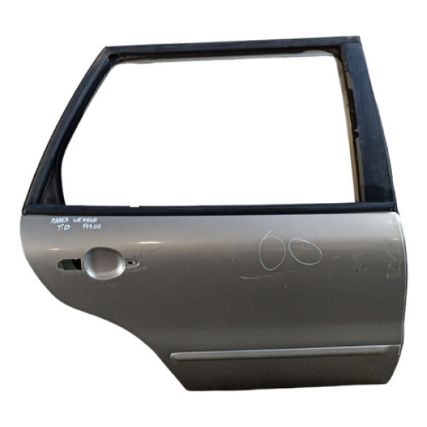 Porta Traseira Direita Fiat Marea Wekend Bom Estado Traseira Direito Prata