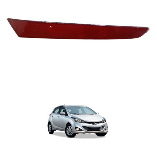 Refletor Direito Parachoque Traseiro Hb20 2016/2019 Original Vermelho