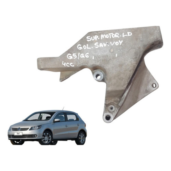 Suporte Coxim Motor Lado Direito Polo Fox Gol 2009 A 2018