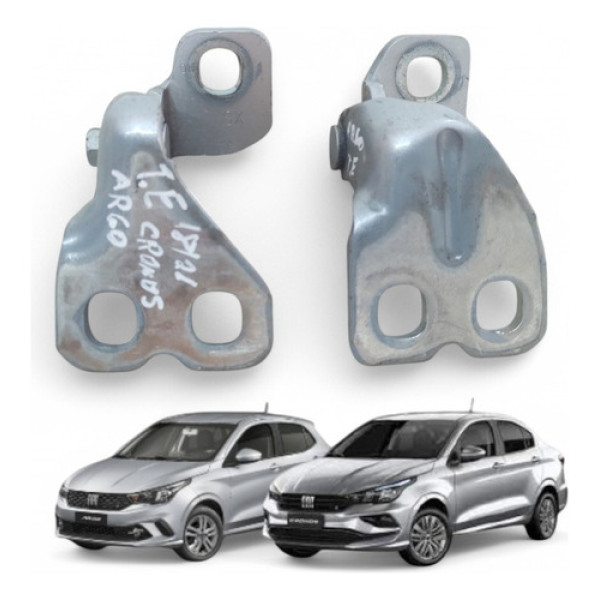 Par Dobradiça Traseira Esquerda Fiat Argo Cronos 2017 A 2023