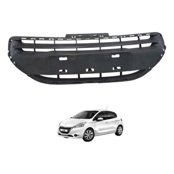 Grade Peugeot 208 Parachoque Dianteiro 2013 2014 2015 2016 Preto