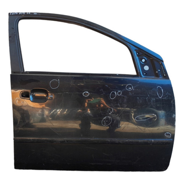 Porta Dianteira Direita Fird Fiesta 2004 A 2012 C/detalhe Dianteira Direito Preto