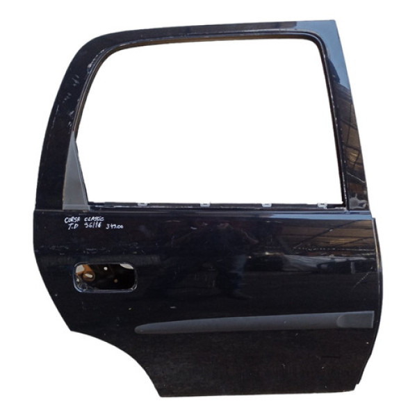Porta Traseira Direita Chevrolet Corsa Classic 1996/16 Origi Traseira Direito Preto