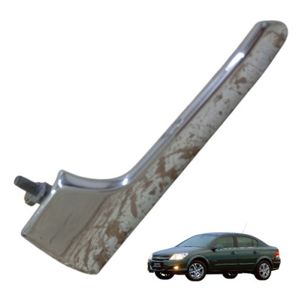 Maçaneta Dian Vectra Esq 2007 2008 2009 2010 2011 Prata Dianteira