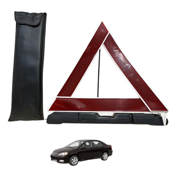 Triângulo Sinalização Corolla 2003 2004 2005 2006 2007 2008