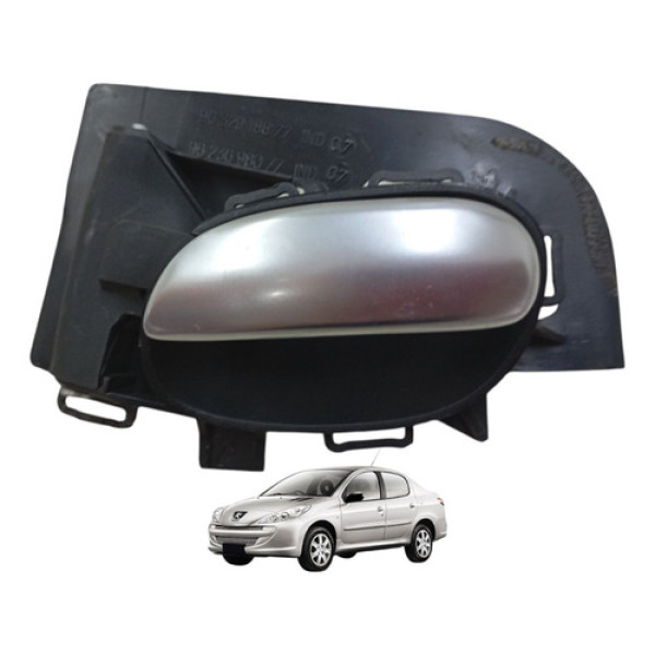 Maçaneta Interna Traseira Direita Peugeot 207 2008 A 2013 