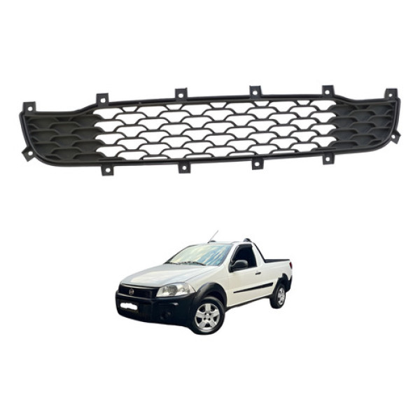 Grade Strada Working Inferior 2017 2018 2019 2020 Original Preto/cinza