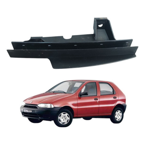 Guia Vidro  Traseiro Direito Palio 1996 A 2001 Preto