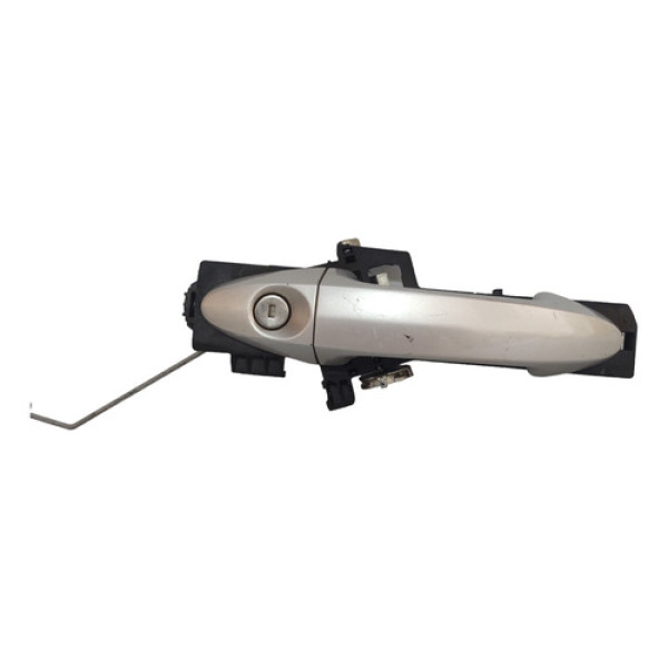 Maçaneta Externa Porta Dianteira Esquerda Ford Ká 2015 A 20 Prata Dianteira