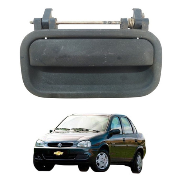 Maçaneta Externa Traseira Direita Corsa Classic  1994 A 2002 Preto Traseira