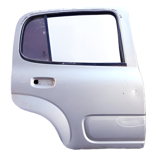 Porta Traseira Direita Uno Vivace Original Prata C/detalhe