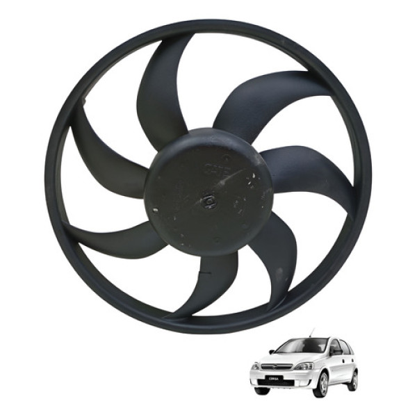 Ventoinha Radiador Corsa Max Joy S/ar 2003 2004 2005 A 2011