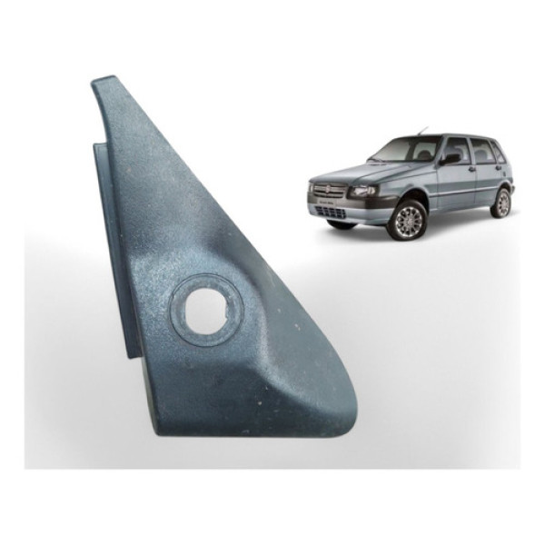 Moldura Interna Retrovisor Esquerdo Uno Mille 2004 A 2011 Preto