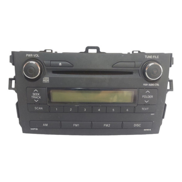Radio Cd Player Corolla 09 A 14 8612002840 Original 