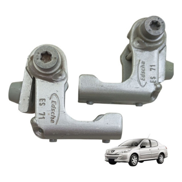 Par Dobradiças Porta Traseira Esquerda Peugeot 207 2008/2014