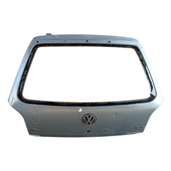 Tampa Traseira Volkswagen Gol G3 2000/2005 C/furo Aerofólio Prata
