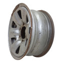 Roda Ferro Triangular Aro 16 6 Furos Hilux Original Prata