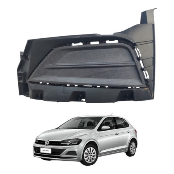 Moldura Esquerda Farol Milha Polo Virtus 2018 A 22 6ea853665 Preto Esquerdo