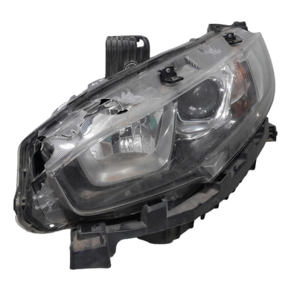 Farol Lado Esquerdo Honda Civic G10 17/21 Trocar Lente Esquerdo