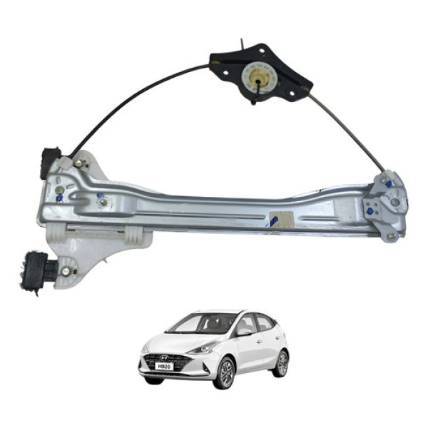 Maquina Vidro Traseira Equerdo Hb20 2020 2021 2022 Original
