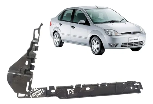 Guia Lateral Para-choque Traseiro Esquerda Fiesta Sedan 2004