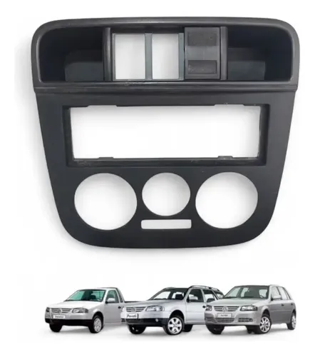 Moldura Central Painel Parati Gol Saveiro 2006 A 2008 Preto