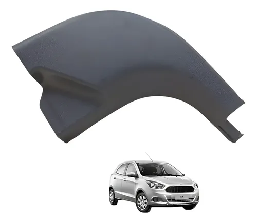 Moldura Ford Ka Soleira Dian Esq 2014 2015 2016 2017 A 2021 Preto
